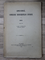 Alexandru Lapedatu - Anuarul comisiunii monumentelor istorice pe 1914 (1915)