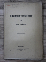 Alexandru Lapedatu - Un manunchiu de cercetari istorice (1915)