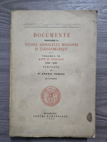 Andrei Veress - Documente privitoare la istoria Ardealului, Moldovei si Tarii-Romanesti (volumul 7, anul 1934) - lipsa pagina de titlu