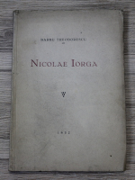 Barbu Theodorescu - Nicolae Iorga (1932)