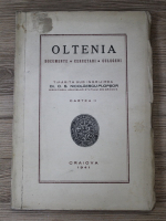 C. S. Nicolaescu Plopsor - Oltenia. Documente, cercetari, culegeri, cartea II, nr. 1-4, 1941