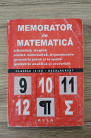 Carmen Silva - Memorator de matematica, clasele IX-XII, bacalaureat