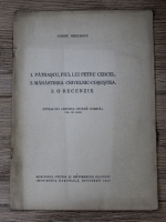 Constantin Grecescu - Patrascu, fiul lui Petru Cercel. Manastirea Crivelnic-Cosustea. O recenzie