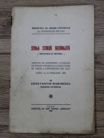Constantin Marinescu - Scoala istorica rationalista. Conceptie si metoda (1925)