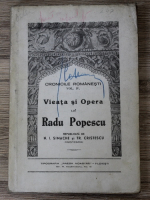 Cronicile romanesti, volumul 4. Viata si opera lui Radu Popescu (1943)