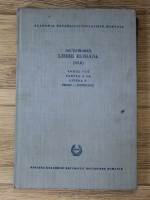 Dictionarul limbii romane, litera P (tomul VIII, partea a 5-a)