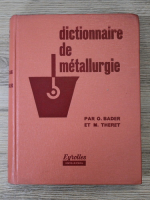 Dictionnaire de metallurgie