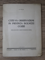 G. Bals - Cate-va observatiuni in privinta bolnitei Coziei (1927)