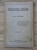G. D. Scraba - Sociologie (1925)