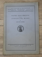 Grigore Nandris - Patru documente de la Stefan cel Mare (1928)