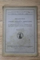 Hans Petri - Relatiunile lui Jakobus Basilikus Heraclides zis Despot-Voda (1927)