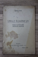 Henric Stahl - Tarile Romanesti pana in preajma timpurilor moderne (1922)