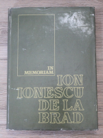 In memoriam Ion Ionescu de la Brad (volum omagial)