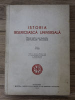 Anticariat: Istoria bisericeasca universala. Manual pentru uzul studentilor institutelor teologice (volumul 1)