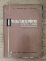 Anticariat: Istoria Tarii Romanesti 1290-1690. Letopisetul Cantacuzinesc