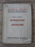 Mihai D. Ralea - Introducere in sociologie (1924)