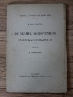 Miron Costin - De neamul moldovenilor. Din ce tara au iesit stramosii lor (1914)