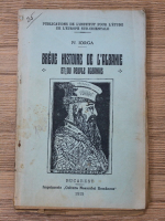 Nicolae Iorga - Breve histoire de l'Albanie (1919)