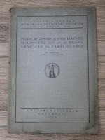 Nicolae Iorga - Foaia de zestre a unei domnite moldovene din 1587 si exilul venetian al familiei sale (1926)