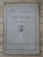 Nicolae Iorga - Note polone (1924)