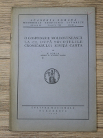 Anticariat: Nicolae Iorga - O gospodarie moldoveneasca la 1777, dupa socotelile cronicarului Ionita Canta (1928)
