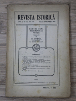 Nicolae Iorga - Revista istorica, anul IX, nr. 7-9, iulie-septembrie 1923