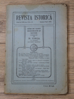 Anticariat: Nicolae Iorga - Revista istorica, anul XIII, nr. 1-3, ianuarie-martie 1927