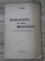 Anticariat: Nicolae Iorga - Romanitatea din jurul Brasovului (1940)