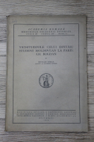 Nicolae Iorga - Vicisitudinile celui dintaiu student moldovean la Paris: Gh. Bogdan (1933)