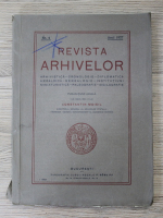 Revista Arhivelor, nr. 4, 1927