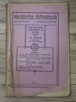 Revista istorica, anul XVI, n-le 10-12, octombre-decembre 1930