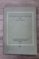 Studii si articole de istorie, nr. 15, 1970