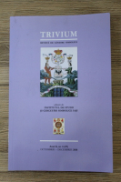 Trivium, revista de gandire simbolica, anul X, nr. 4 (37), octombrie-decembrie 2018