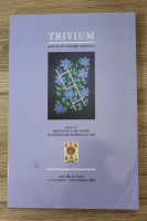 Anticariat: Trivium, revista de gandire simbolica, anul XI, nr. 4 (41), octombrie-decembrie 2019