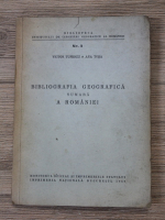 Victor Tufescu, Ana Tosa - Bibliografia geografica sumara a Romaniei