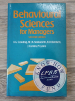 A. G. Cowling - Behavioural sciences for managers