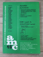 Automatica. Management. Calculatoare (volumul 45)