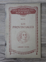 Blaise Pascal - Les provinciales (1931)