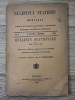 Buletinul statistic al Romaniei, nr. 1, ianuarie-martie 1925