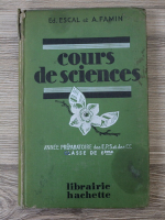 Ed. Escal - Sciences physiques et naturelles (1939)
