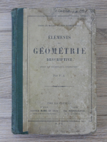 F. J. - Elements de geometrie descriptive (1918)