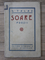 G. Talaz - Soare. Poezii (1926)