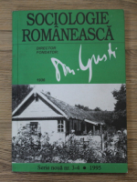 Anticariat: Revista Sociologie Romaneasca, nr 3-4, 1995