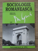 Anticariat: Revista Sociologie Romaneasca, nr 6, 1994