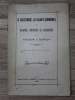 Teodor T. Burada - O calatorie la vlahi (romanii) din Kraina, Croatia si Dalmatia (1928)