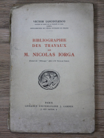 Victor Iancoulesco - Bibliographie des travaux (1933)
