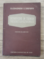 A. D. Conasinschi - Introducere in tehnica frecventelor ultrainalte