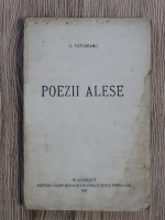 George Tutoveanu - Poezii alese (1924)