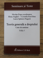 Nicolae Popa - Teoria generala a dreptului. Caiet de seminar (editia 3)