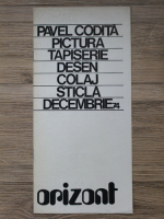 Pavel Codita, pictura, tapiserie, desen, colaj, sticla. Decembrie 74